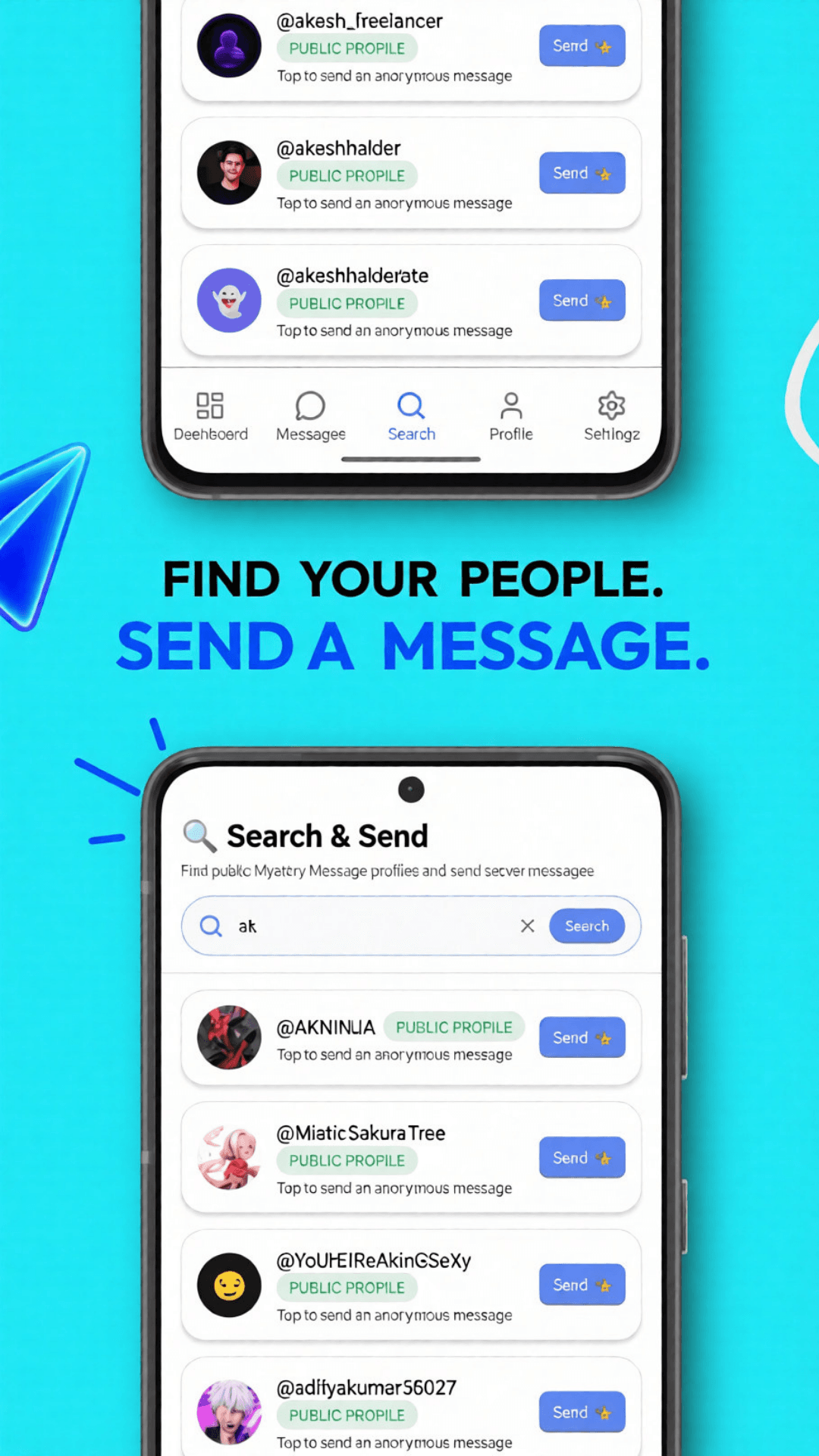 Mystery Messages Step 6 - Discover people