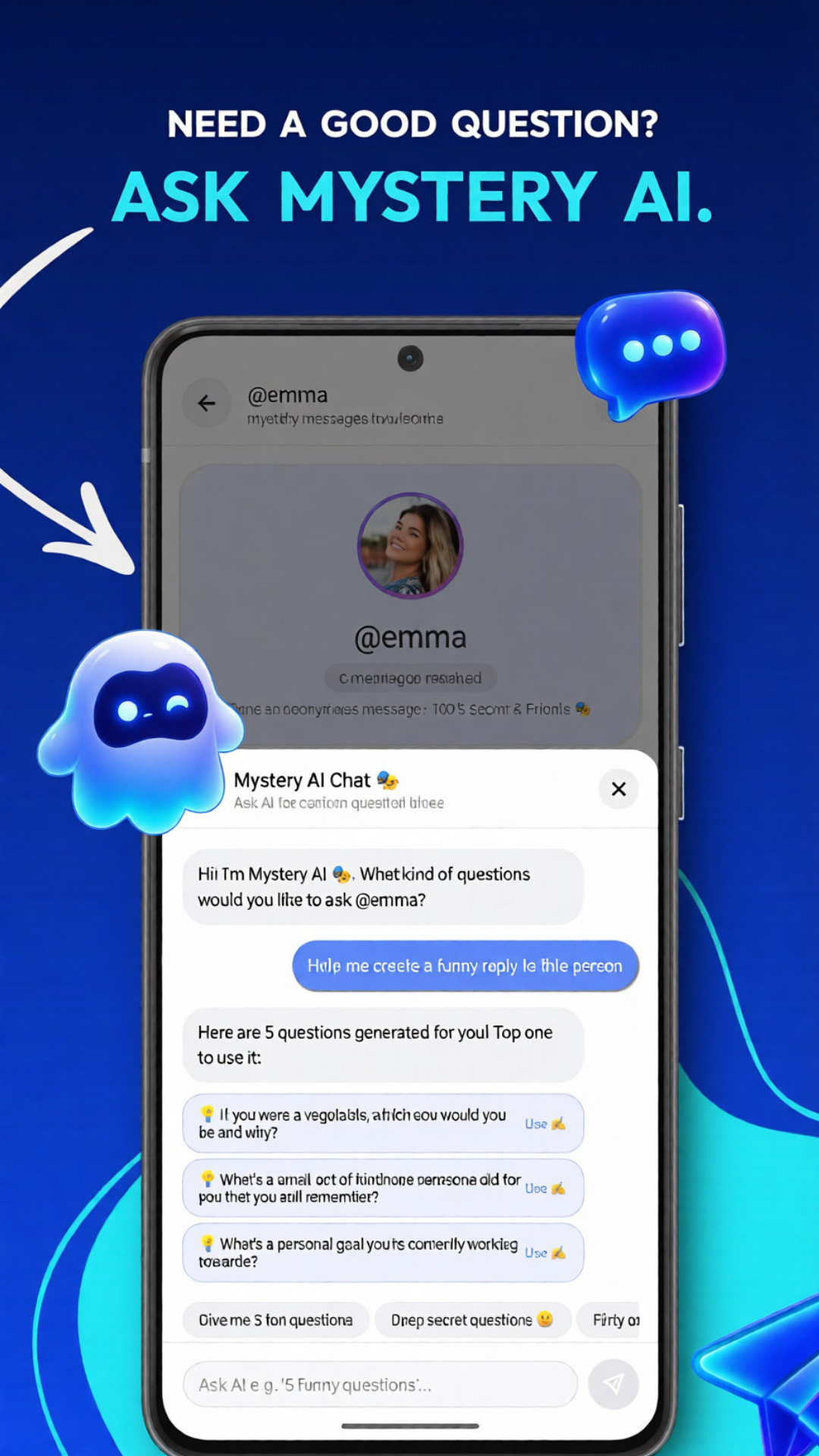 Mystery Message Mobile - Mystery AI Insights